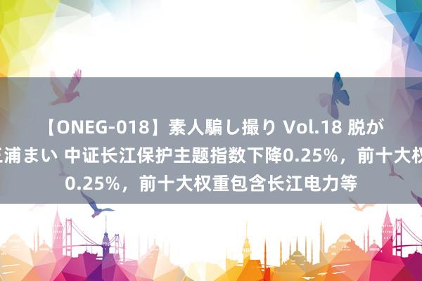 【ONEG-018】素人騙し撮り Vol.18 脱がし屋 美人限定。 三浦まい 中证长江保护主题指数下降0.25%，前十大权重包含长江电力等