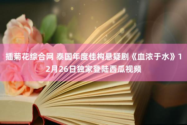 插菊花综合网 泰国年度佳构悬疑剧《血浓于水》12月26日独家登陆西瓜视频