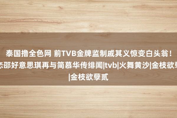 泰国撸全色网 前TVB金牌监制戚其义惊变白头翁！曾恋邵好意思琪再与简慕华传绯闻|tvb|火舞黄沙|金枝欲孽贰